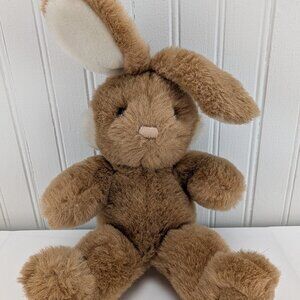Vintage Gund Brown Bunny Rabbit Plush 10" Stuffed Animal 1988 Spring Easter